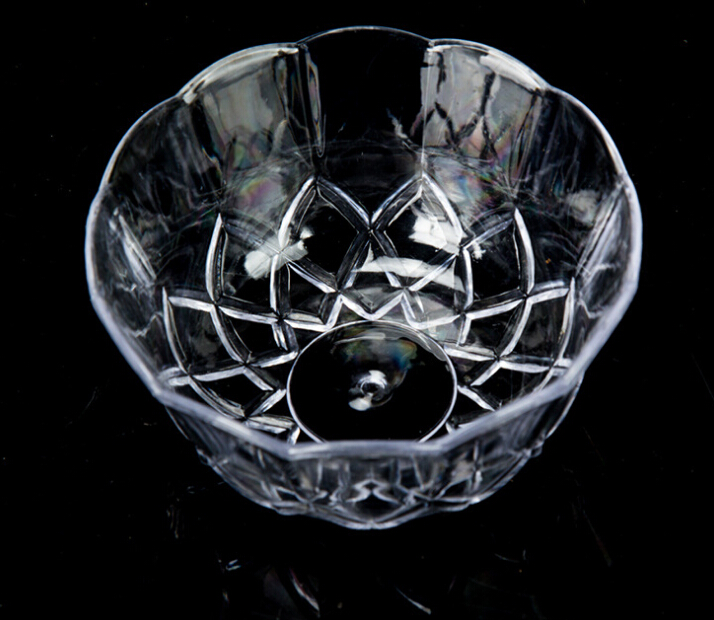 Creative daily necessities pp simple storage bowl Environmentally friendly plastic ice cream bowl Specification drawing