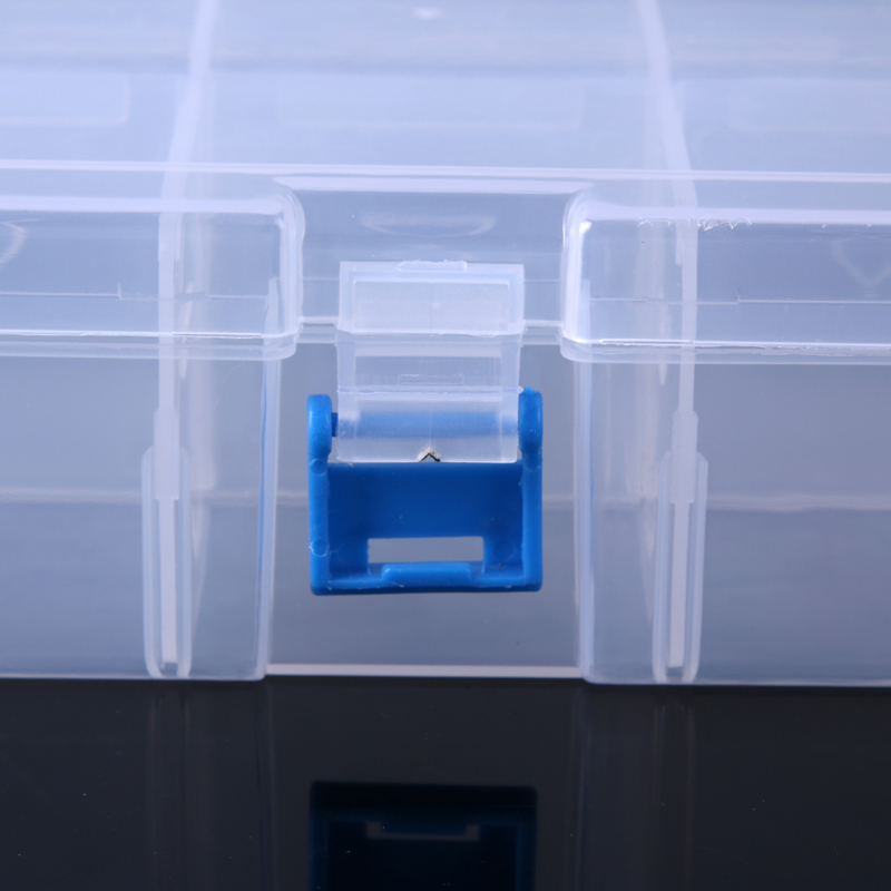 Large 6-cell transparent plastic box beaded box Organizing jewelry storage box Application Scenario