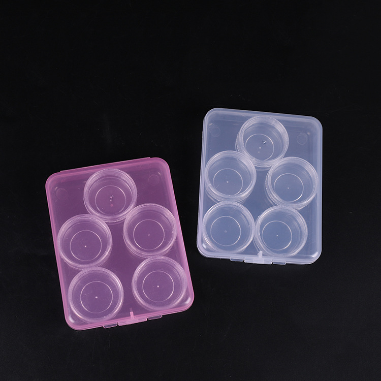 Cylindrical plastic box Storage box Makeup box Jewelry box Application Scenario