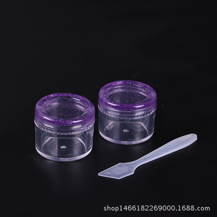 15g 2 into cosmetic bottle jewelry transparent loose beads electronic plastic box Specification drawing