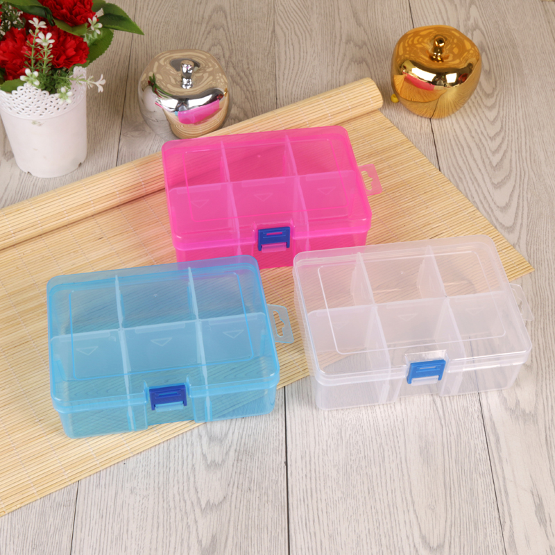 6-box Transparent jewelry storage box Cosmeceuticals jewelry storage box details Picture