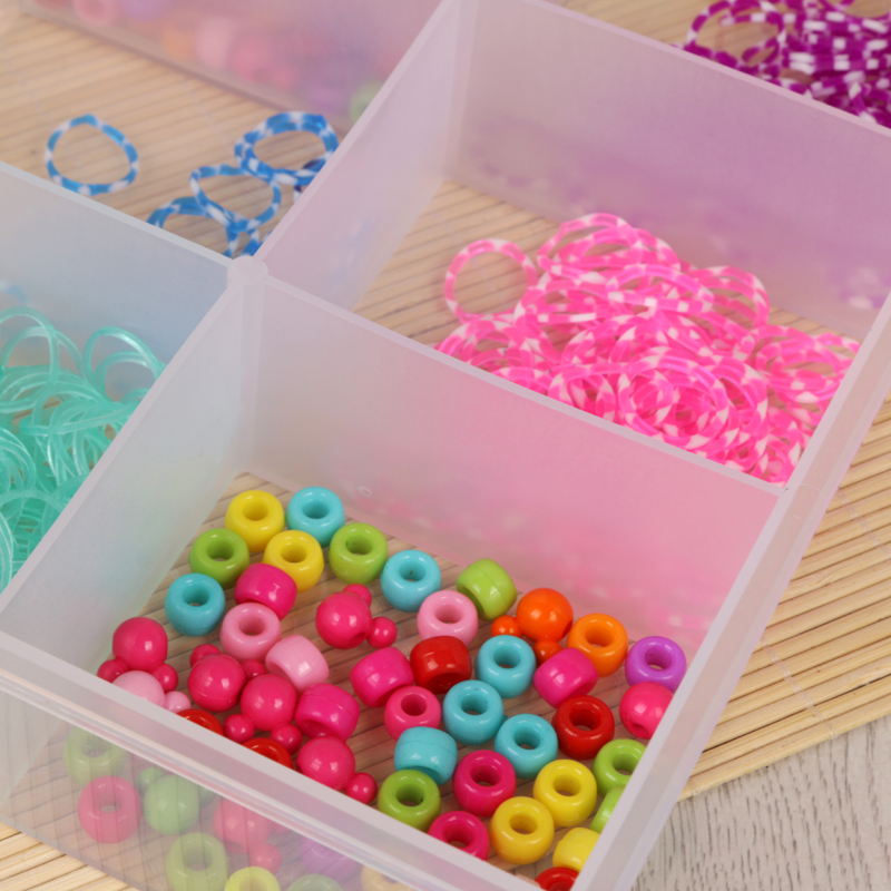 6-compartment storage box Fine transparent jewelry storage box Cosmeceutical jewelry storage box Application Scenario