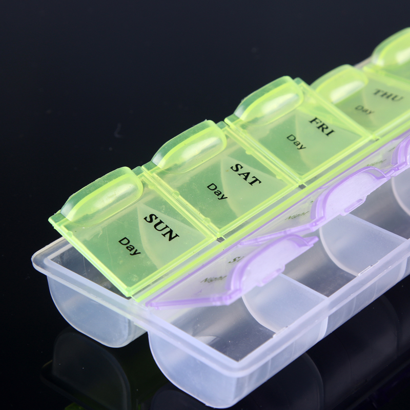 2 rows of 7 boxes with LIDS storage box Detachable storage box Specification drawing