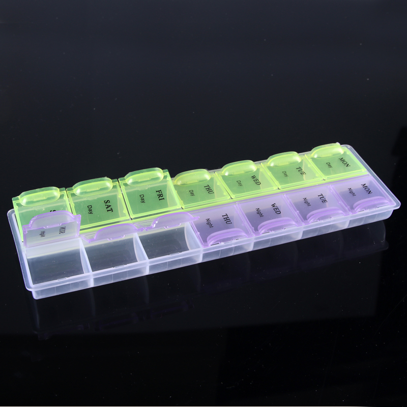 2 rows of 7 boxes with LIDS storage box Detachable storage box details Picture