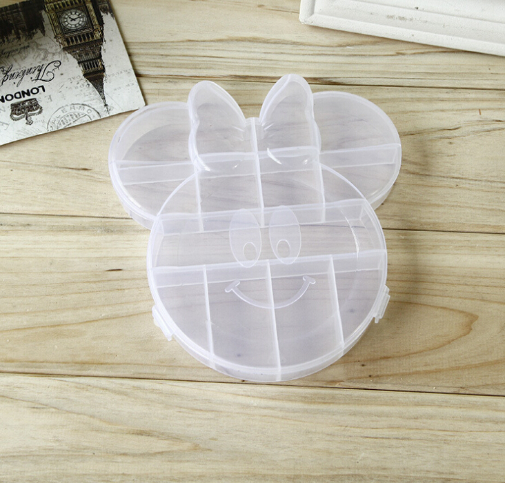Panda multi-cell detachable storage box with cover jewelry organizer Plastic storage box Application Scenario