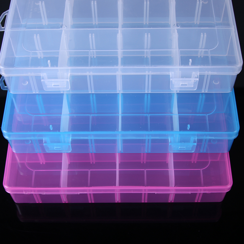 12-panel transparent storage box Jewelry box Drill box Nail box Detachable pill box Application Scenario