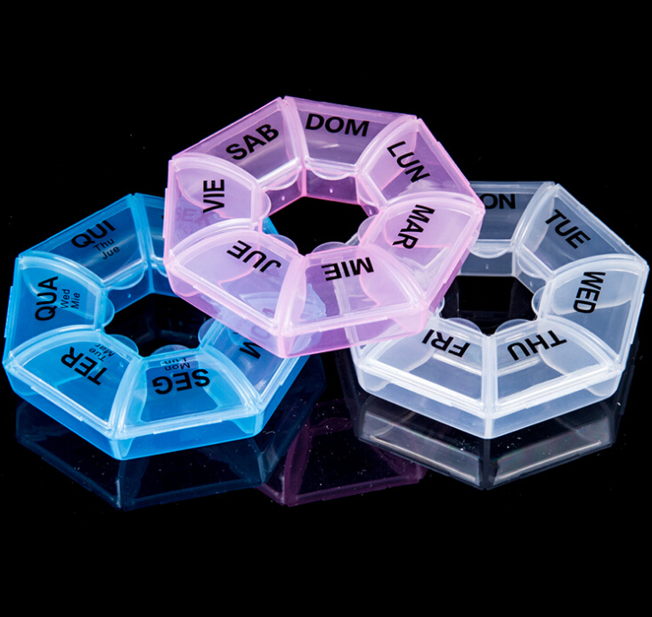 Large 6-cell transparent plastic box Plastic storage box Organizer box Storage box Specification drawing