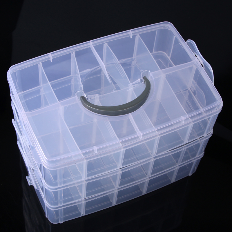 30-cell detachable storage box with cover, hand jewelry organizer, storage box details Picture