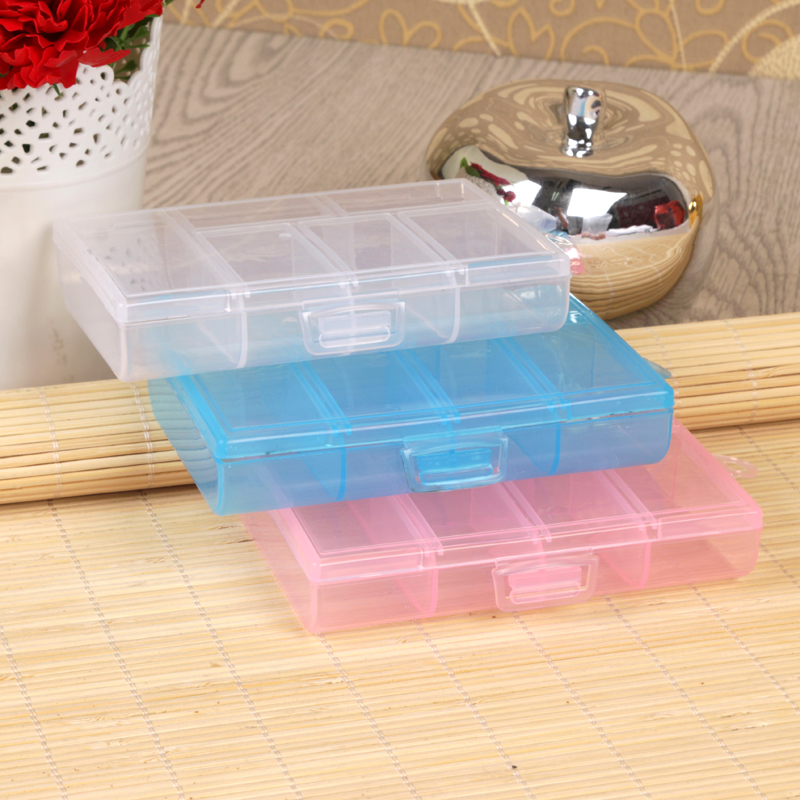 6-piece box Fine transparent jewelry storage box Cosmeceutical jewelry storage box full figure