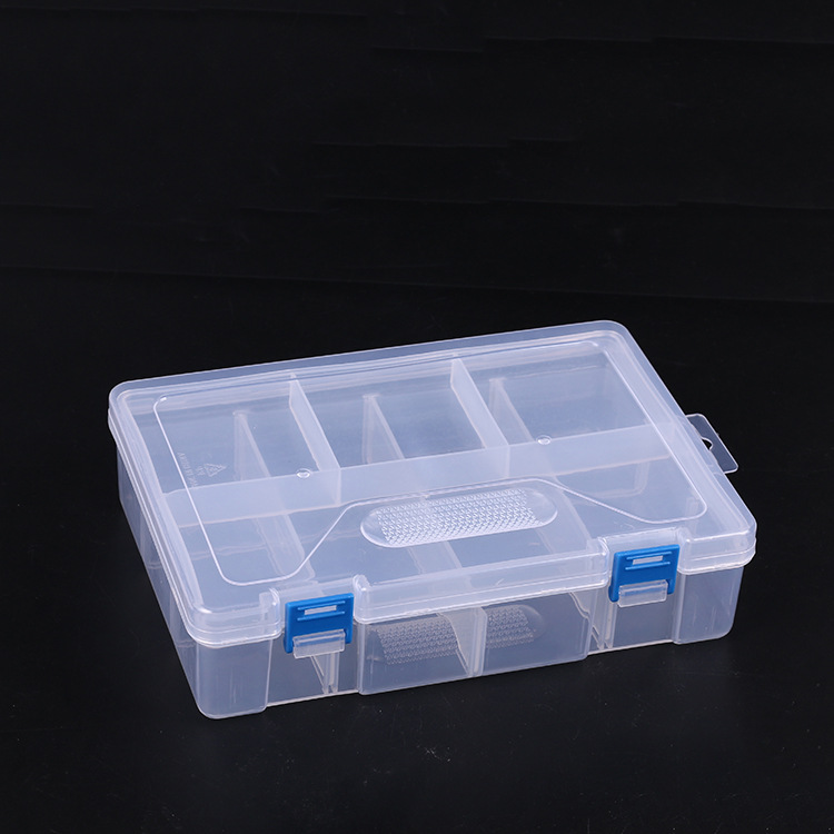 Double layer parts box Component box 23*16*6 Storage box Plastic box full figure