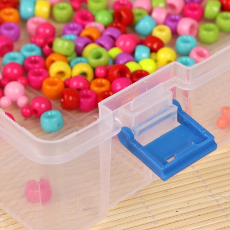 Double 8-compartment transparent jewelry storage box Cosmeceuticals jewelry storage box Specification drawing