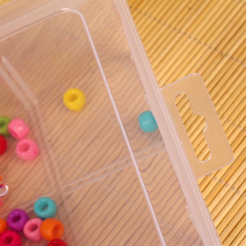 Double 8-compartment transparent jewelry storage box Cosmeceuticals jewelry storage box Application Scenario