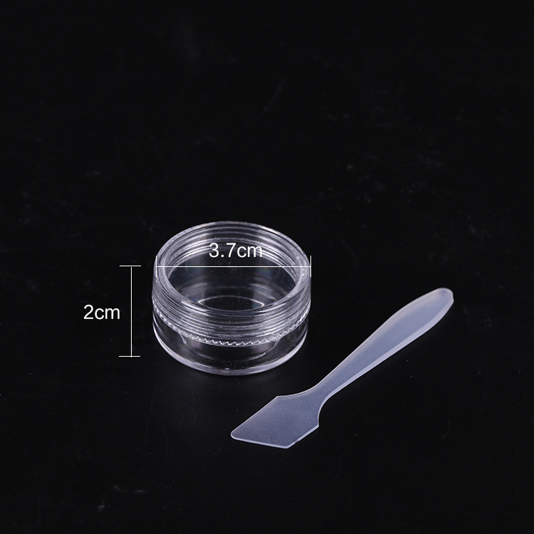 Cylindrical plastic box Storage box Makeup box Jewelry box