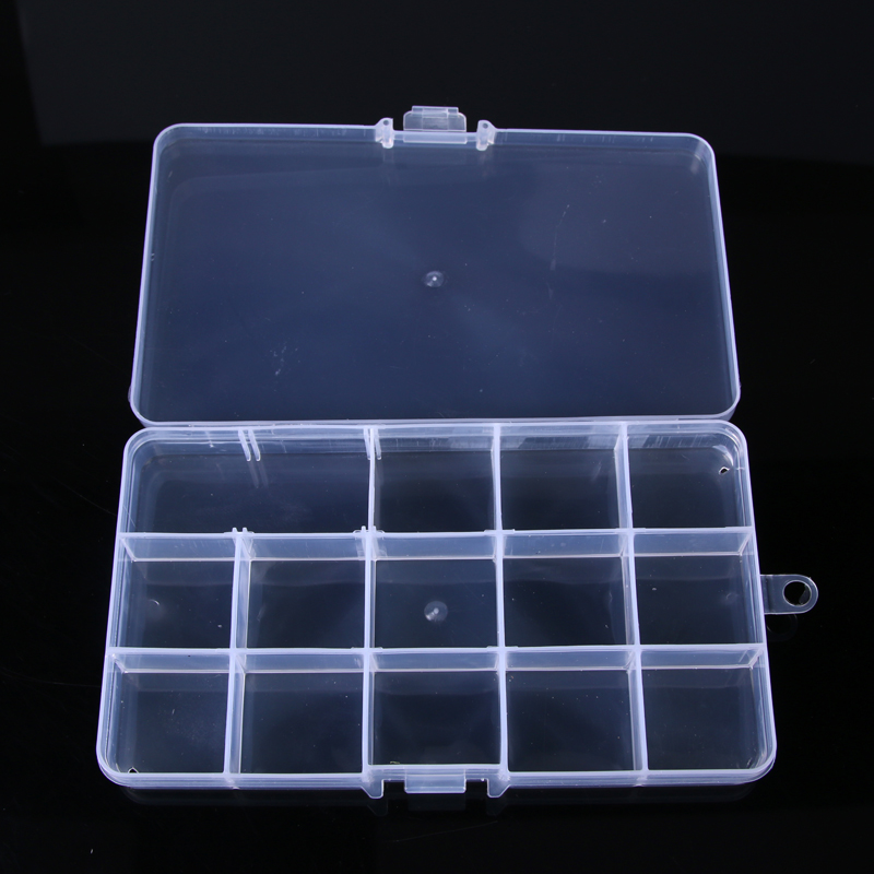 15-panel detachable transparent sealed pill box Jewelry jewelry storage box Pill box