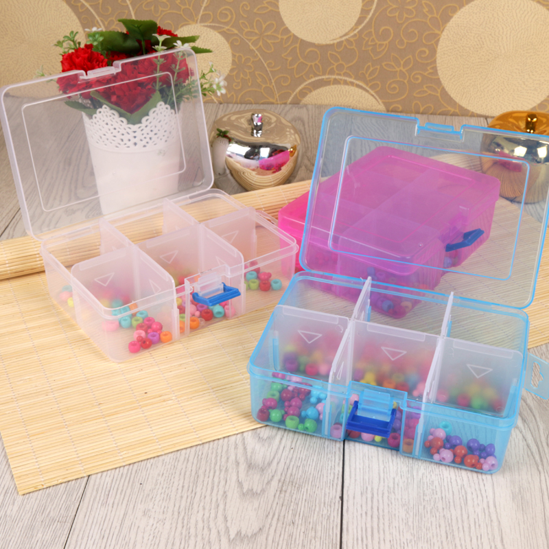 6-box Transparent jewelry storage box Cosmeceuticals jewelry storage box