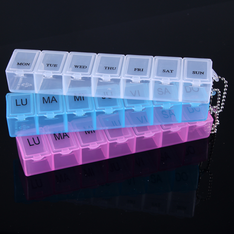 7 boxes of jewelry storage box can be split plum-shaped plastic box jewelry storage box
